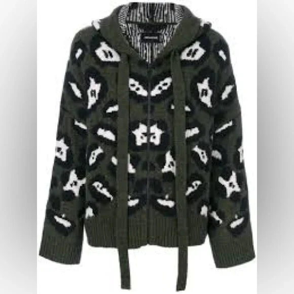 Zadig & Voltaire Lennox Hooded Zip Cardigan
Color : Green
size M-L EUC - Picture 3 of 12